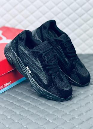 Кроссовки мужские весенние puma trinomic all black кроссовки мужские пума триномик8 фото