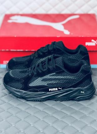 Кроссовки мужские весенние puma trinomic all black кроссовки мужские пума триномик4 фото