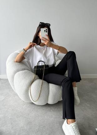 Брюки з розрізом