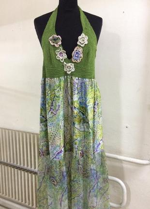 Сарафан франция шелк р l ц 1100 гр👍🍏🌸