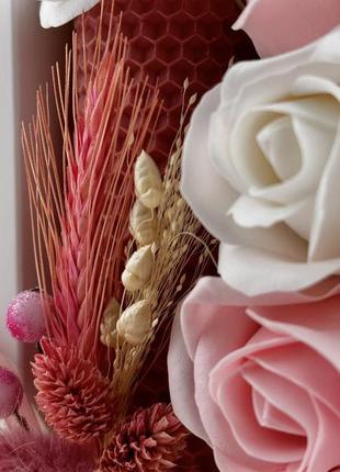 Подарочный набор с розами, подарок для девушки, оригинальный подарок