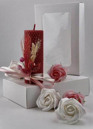 Подарочный набор с розами, подарок для девушки, оригинальный подарок