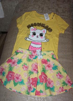 Новая юбка девочке 4 и 5 лет от children's place, сша3 фото