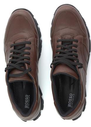 Коричневые кроссовки демисезонная мужская обувь больших размеров 46 47 48 rosso avangard rebaka tacti brown bs9 фото