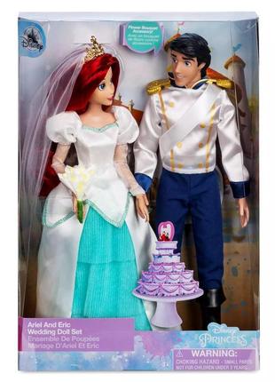 Набор свадебный кукла ариэль и эрик, ariel and eric wedding doll set – the little mermaid6 фото