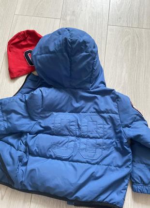 Куртка пухова демі benetton 90cm ( 1,2/2)7 фото