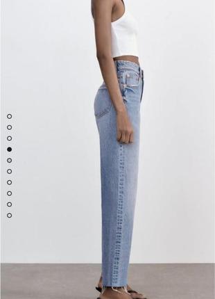 Джинси zara straight 36розмір на гудзиках3 фото