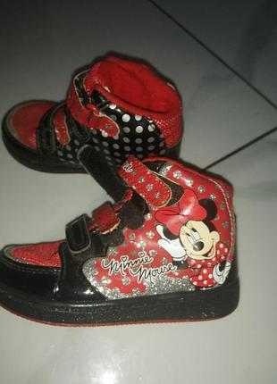 Ботіночки-кросівки minnie mouse