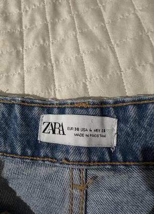 Джинси zara straight 36розмір на гудзиках6 фото