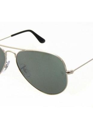 Мужские солнцезащитные очки в стиле ray ban aviator 3026 (003/62) lux