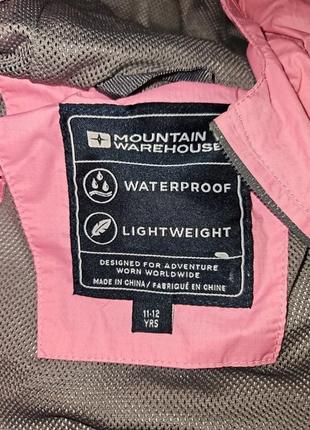Дитяча курточка вітровочка на пікладці mountain warehouse на дівчину 11-12років3 фото