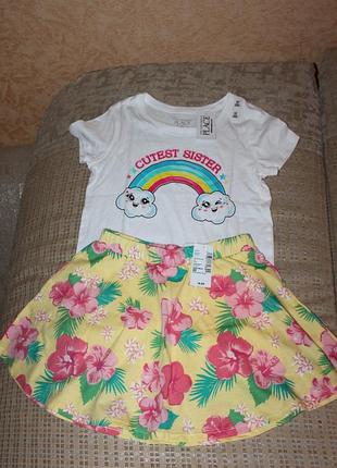 Новая юбка девочке 4 и 5 лет от children's place, сша4 фото