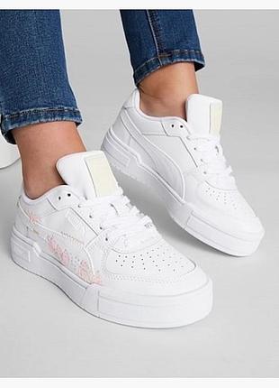 Кросівки puma ca pro embroidered sneakers white 396073-01