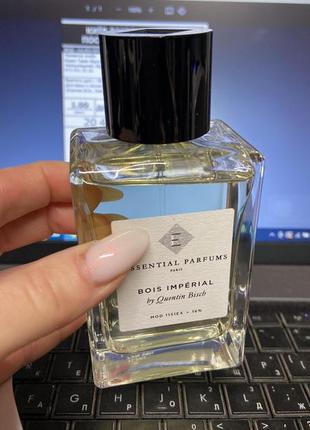 Уценка парфюмированная вода объем 100 мл.  essential parfums bois imperial