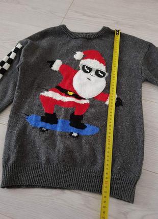 Новогодний свитер на мальчика next4 фото