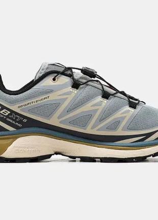 Кросівки salomon xt-6 adv dover silver beige1 фото