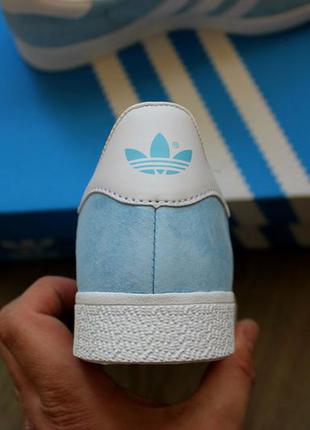 Adidas gazelle blue3 фото