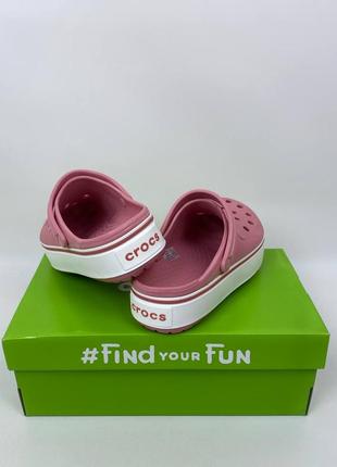 Жіноча платформа crocs platform сабо рожеві4 фото