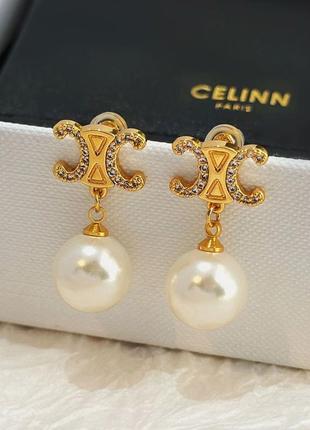 Сережки celine