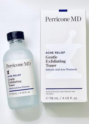 Тонік для проблемної шкіри perricone md acne relief gentle exfoliating toner1 фото