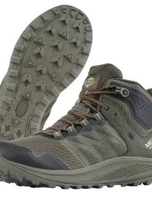 Оригінальні тактичні черевики merrell tactical nova 3 mid waterproof олива