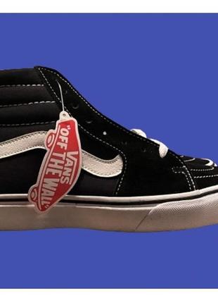 Кеди vans sk-8 old skool високі черевики кросівки венс black white унісекс1 фото