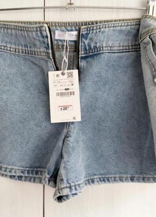 Нова джинсова спідниця- шорти на дівчинку zara, розмір 11-12 років( 152 см) .4 фото