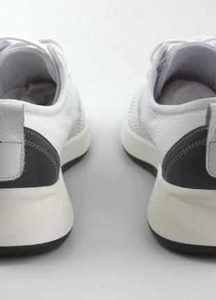 Летние белые кроссовки кожаные перфорация обувь больших размеров 46 47 48 49 rosso avangard slipy pol white bs5 фото