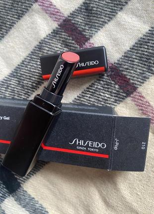 Помада для губ shiseido 210 j-pop  visionairy gel lipstick, 1.6 г7 фото