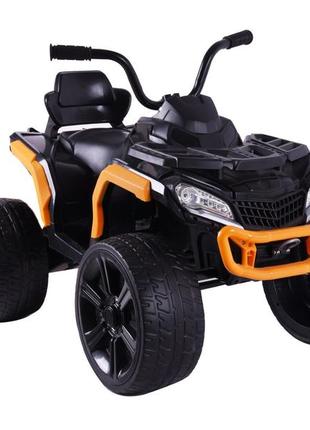 Дитячий електричний квадроцикл t-7318 eva orange