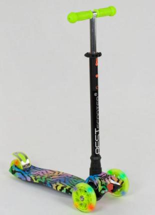 Дитячий двоклісний самокат best scooter 779-1342 рзнобарвний1 фото
