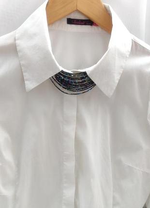 Ожерелье украшение на шею из бисера стекляруса