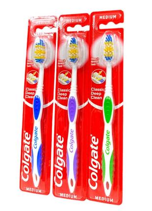 Зубна щітка середня  colgate classic