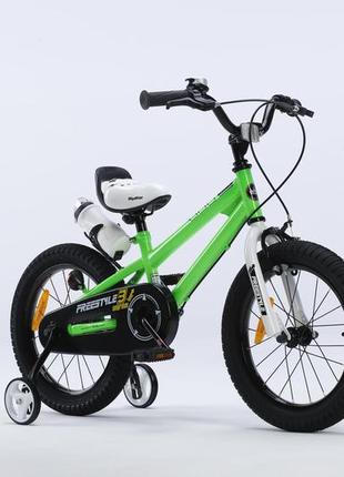 Дитячий велосипед royal baby freestyle rb12b-6 зелений2 фото