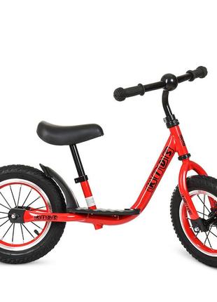 Детский беговел 12 дюймов profi kids m 4067a-1 красный1 фото