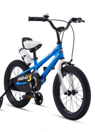 Дитячий велосипед royal baby freestyle rb16b-6 синій2 фото