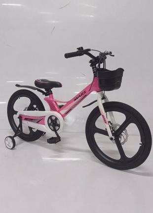 Детский двухколесный облегченный магниевый велосипед для девочки от 7 лет на 20 дюймов mars evoultion розовый3 фото