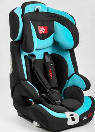 Детское универсальное автокресло с системой isofix fx 5266 черно-голубое