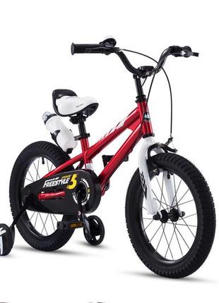 Дитячий велосипед royal baby freestyle rb16b-6 червоний2 фото