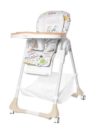 Дитячий стільчик для годування baby tilly bistro t-641/2 beige