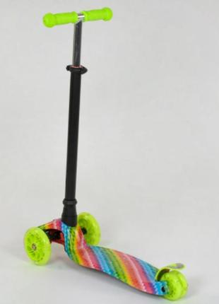 Детский двухколесный самокат best scooter 25601/ 779-1335 разноцветный2 фото