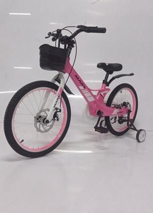 Детский двухколесный облегченный магниевый велосипед для девочки от 7 лет на 20 дюймов mars-2 evoultio розовый2 фото