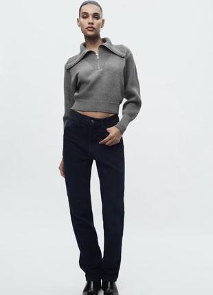 Светр zara, кофта зара на замочку