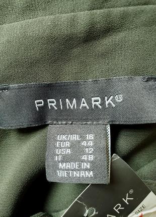 Удлиненная блуза оттенка хаки primark 16 uk6 фото