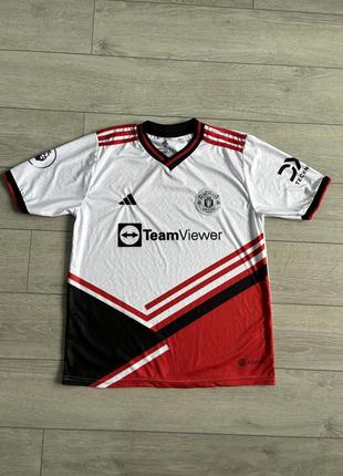 Футбольна футболка manchester united adidas football soccer jersey s