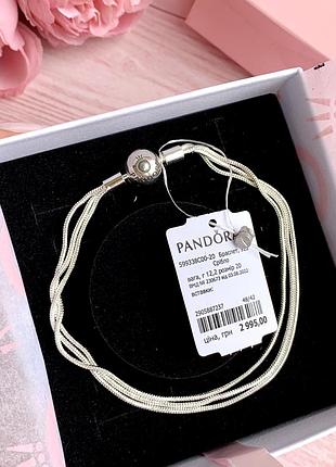 Браслет пандора серебро 925 браслет pandora «с несколькими цепочками» оригинальный браслет пандора новый бирка пломба2 фото