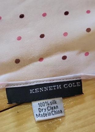 Шелковый платок косынка kenneth cole