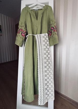 Ажурный фартук, передник, плахта