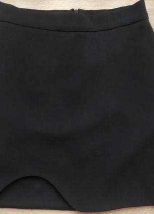 Спідниця міні з вирізом на ніжці,c , reserved