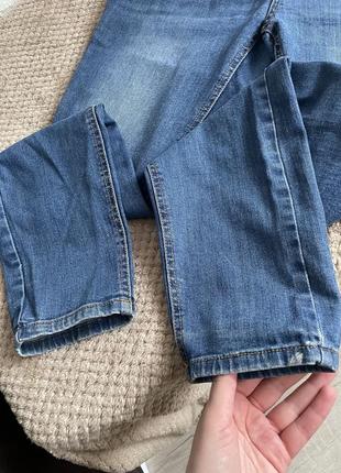 Джинсы женские мягкие размер 29 m-l с вишивкой нашивкой штаны женские джинсовые узкие4 фото